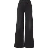 Levi's Jeans '728 High Rise Wide Leg' svart denim