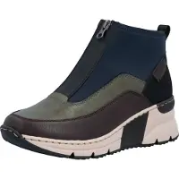 Rieker Ankelboots marinblå / mörkbrun / khaki