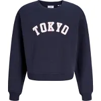 JJXX Sweatshirt 'JXTATUM' marinblå / rosa / vit