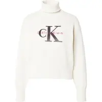 Calvin Klein Jeans Tröja grå / röd / vit