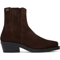 Tommy Hilfiger Ankelboots mörkbrun