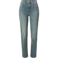 Levi's Jeans '724 High Rise Straight' blå denim