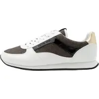 Michael Kors Låg sneaker 'CINDY' brun / mörkbrun / guld / vit