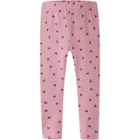 Name it Leggings 'NMFVIVIAN' pastelllila / karminröd