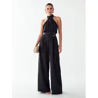 BWLDR Jumpsuit 'Crest' svart