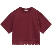 We fashion T-shirt vinröd