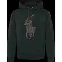Ralph Lauren för män. 710B27500001 Svart luvtröja med stor pony (L), Casual, Bomull