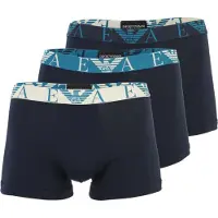 Emporio Armani Boxershorts marinblå / royalblå / off-white