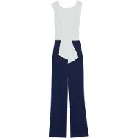 Anna field Jumpsuit marinblå / vit