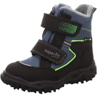 Superfit Snöboots 'HUSKY' safir / neongrön / svart