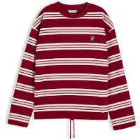 Tommy Hilfiger Rugby Stripe Drawstring Long Sleeve T-Shirt