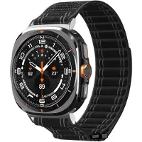 Spigen WBF0-armband till Samsung Galaxy Watch Ultra 47 mm – Svart