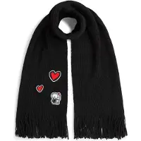 Karl Lagerfeld Scarf röd / svart / vit