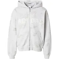 Adidas Originals Sweatjacka 'AOA' mörkgrå / gråmelerad / off-white