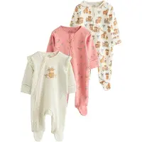 Next Pyjamas kräm / ljusbrun / mint / rosa