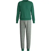 Calida Pyjamas lång gran / pastellgrön / ljusgrön / björnbär