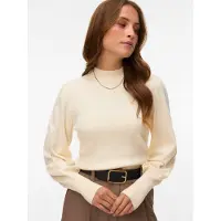 Vero Moda Tröja 'VMHollykaris' kräm