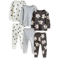 Next Pyjamas grå / svart / vit