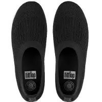 FitFlop Fit Flop Platta pumps i Uberknit för kvinnor/damer (Svart)