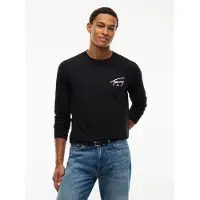 Tommy Hilfiger Tommy Jeans Signature Logo Slim Long Sleeve T-Shirt
