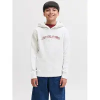 Jack & Jones Junior Sweatshirt 'JJAVERY' mörkröd / vitmelerad