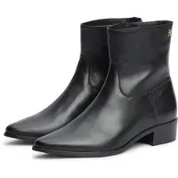 Tommy Hilfiger Leather Zip Up Ankle Boots