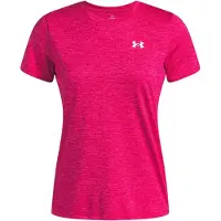 Under Armour Kortärmad T-shirt med vridning för kvinnor/damer (Dawn Pink)