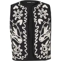 Threadbare Dam Tulsi Regular Gilet (Svart)