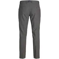 Jack & Jones Jack And Jones Banks Regular Work Chinos för herrar (Mörkgrå)