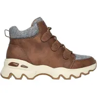 SKECHERS Biglug-promenadskor för kvinnor/damer (Kastanj)