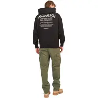 Jack & Jones Jack And Jones Lösa cargobyxor för män (Dammig oliv)