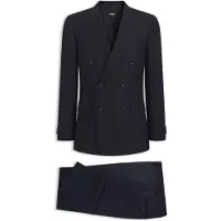 BOSS Two-piece slim-fit suit in striped stretch wool