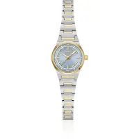 BOSS Candor Gracey two-tone watch with crystal-accented dial