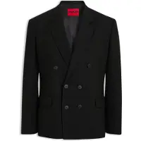 HUGO Modern-fit blazer in performance-stretch twill