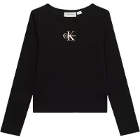 Calvin Klein Kids Long Sleeve Logo T-Shirt