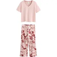 Next Pyjamas rosa / roströd