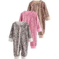 Next Pyjamas kräm / cappuccino / rosa / svart