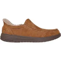 SKECHERS Murette Scofield Textil Herrslippers i Kastanjefärg