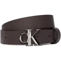 Calvin Klein Bälte mörkbrun / silver