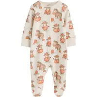 Next Pyjamas kräm / kitt / brun / orange