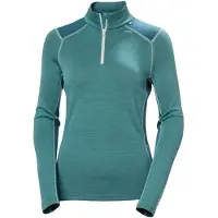 Helly Hansen Lifa Merino Midweight 1/2 Zip, Dam, Grön