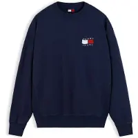 Tommy Hilfiger Tommy Jeans Back Wavy Flag Terry Relaxed Sweatshirt