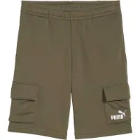 Puma Barnens/Kid's Essential No.1 Logo Cargo Shorts (Loden)