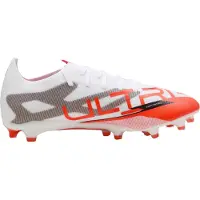 Puma Fotbollsskor Ultra 5 Match Firm Ground för herrar (Vit/Röd)