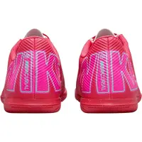 Nike Mercurial-fotbollsskor i läder för herr, för inomhusbruk (Rosa/Svart)
