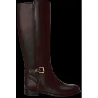 Ralph Lauren för kvinnor. 802974383003 Bruna Brooke II-stövlar i kalvskinn (41), Hud, 1 till 3 cm, Ingen, Casual