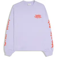 Bershka T-shirt ljuslila / mörkorange