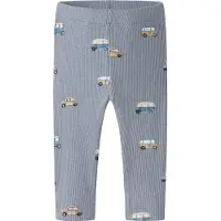 Name it Leggings - NbmOttoman - Rib - Tradewinds - - 50 - Leggings