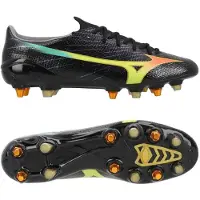 Mizuno Alpha Iii Elite Sg Bright Black - Svart/orange - Soft Ground (Sg), storlek 43