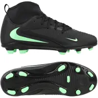 Nike Phantom 6 Club High Cut Mg Shadow - Svart/illusion Green Barn - Multi Ground (Mg), storlek 33½